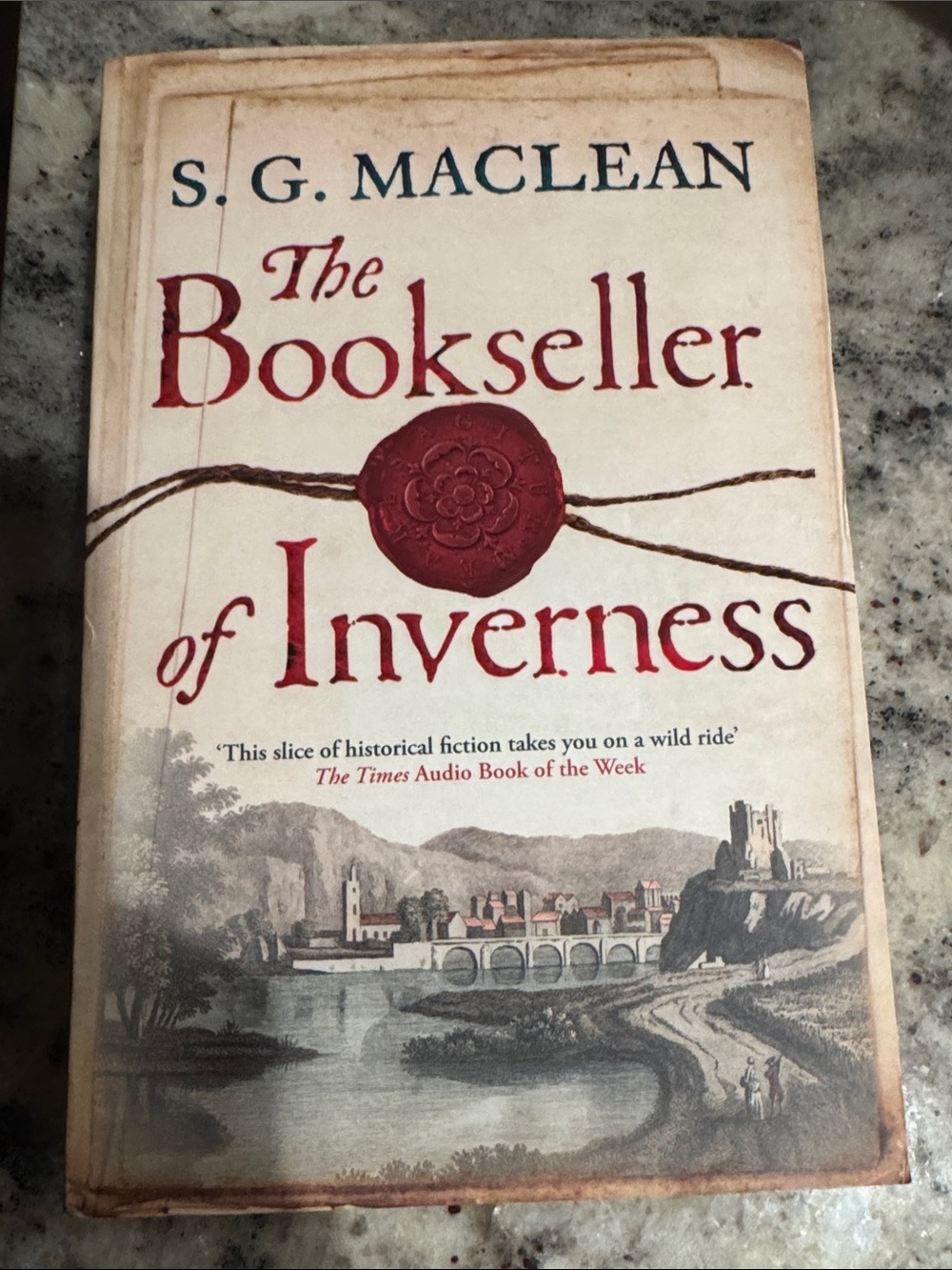 S.G. MacLean "The Bookseller of Inverness" - Cream & Red Cover